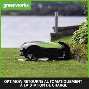 robot tondeuse 1500m² Greenworks Optimow 15