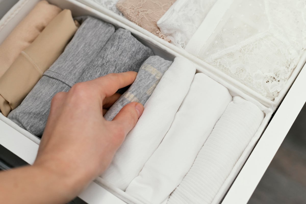 Les secrets d'un rangement optimal pour vos sous-vêtements dans vos tiroirs